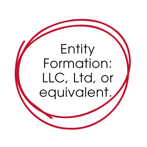 Company formation for a prop firm