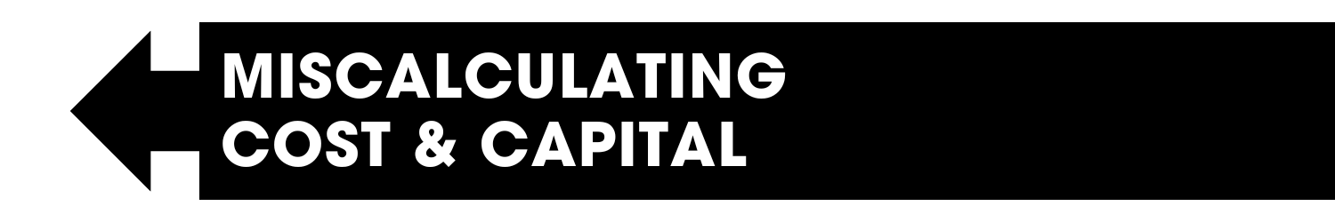 Miscalculating cost and capital for your prop firm